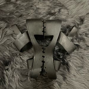 Qupid Block Heel Sandal